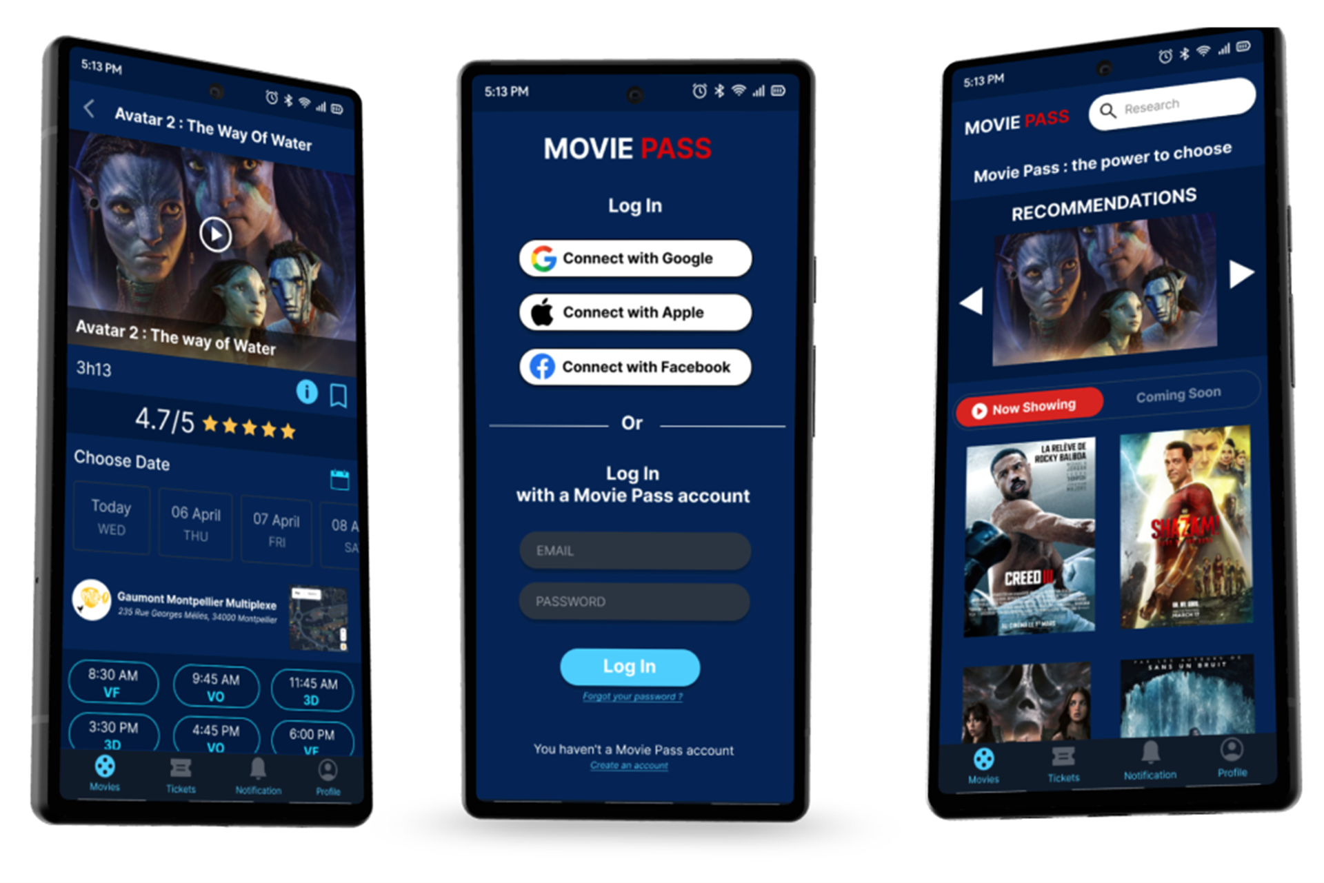 Aperçu haute fidélité Movie Pass